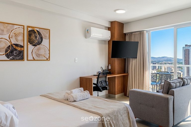 Conforto Bem Equipado em Cond. c/ Piscina MSU1005