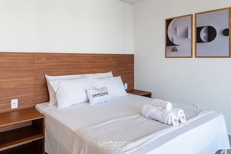 Studio en cond. con piscina y gimnasio MSU1201