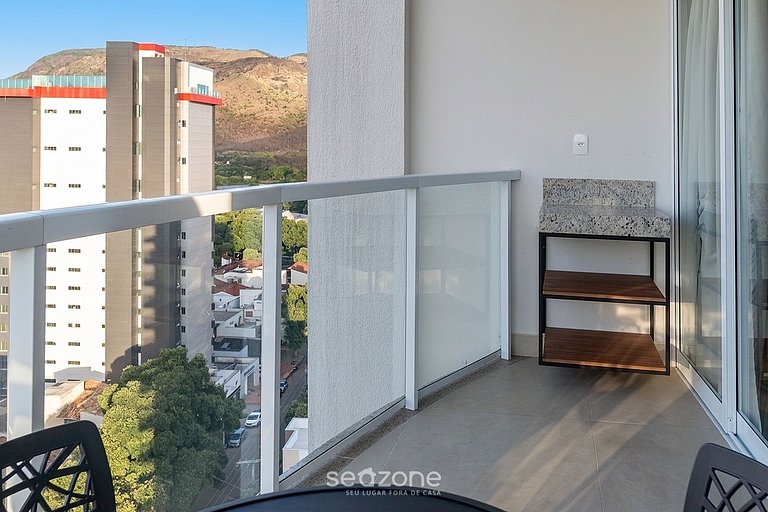 Studio em Cond. c/ Piscina e Academia MSU1201