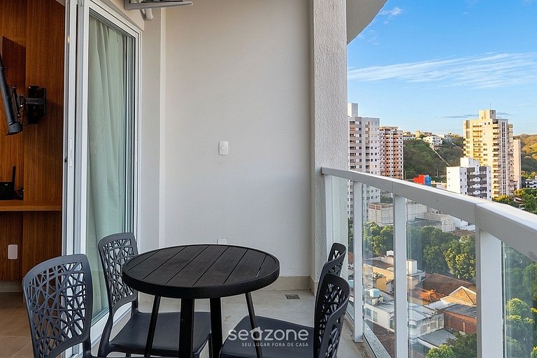 Studio con balcón en cond. con piscina MSU1205