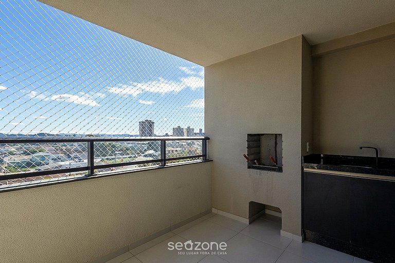 Apart con balcón en cond. con piscina SKL0607