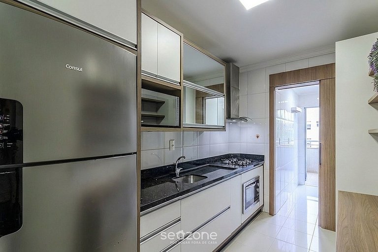 Apt em Cond. pé na areia c/churrasq. priv. DNL0101