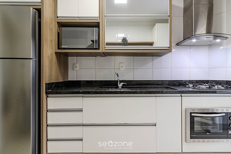 Apt em Cond. pé na areia c/churrasq. priv. DNL0101