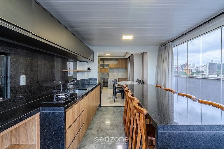 Apt em Cond. pé na areia c/churrasq. priv. DNL0101