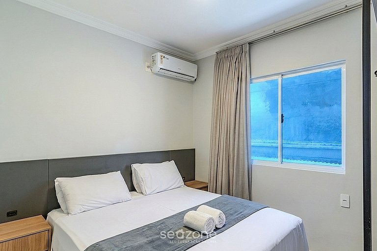 Apt em Cond. pé na areia c/churrasq. priv. DNL0101