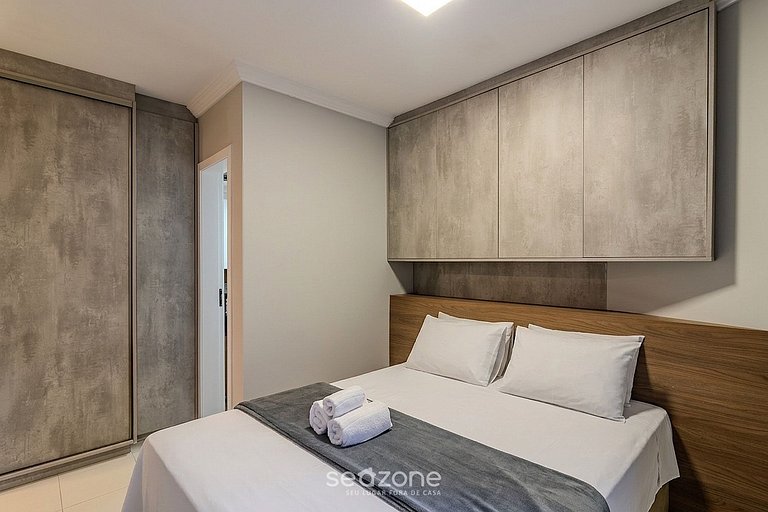 Apt em Cond. pé na areia c/churrasq. priv. DNL0101