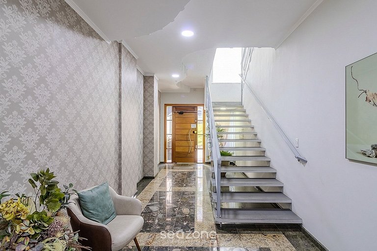 Apt em Cond. pé na areia c/churrasq. priv. DNL0101