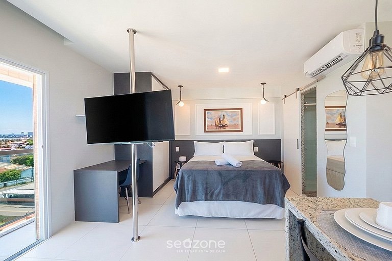 Studio c/ Vista Mar em Cond. c/ Piscina PSP0812