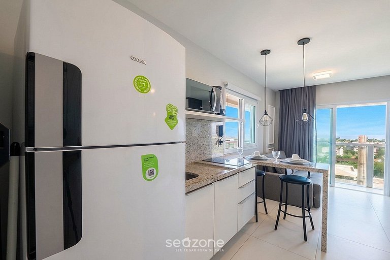 Studio c/ Vista Mar em Cond. c/ Piscina PSP0812