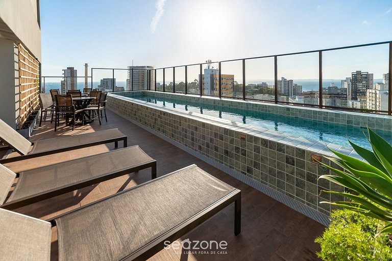 Studio em Cond. c/ Piscina e Academia EUB0301