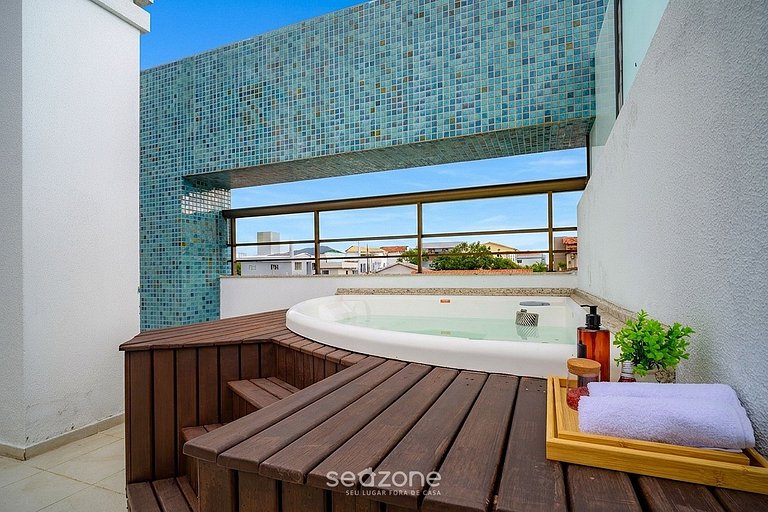 Apto. em Cond. c/ Piscina a 280m da Praia ROH0402