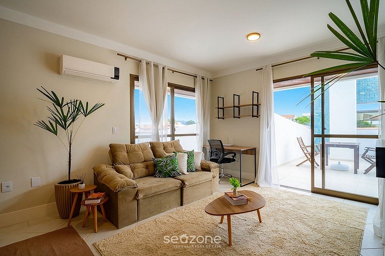 Apto. em Cond. c/ Piscina a 280m da Praia ROH0402