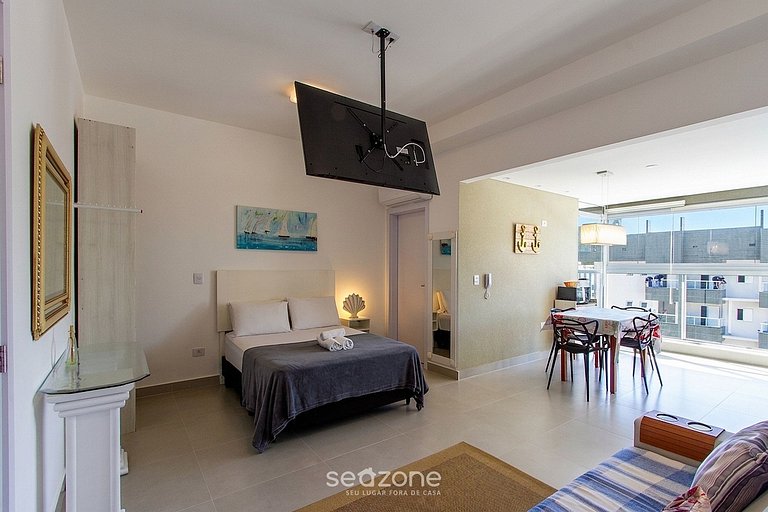 Lindo estudio a 400m de  Playa de Toninhas DAS0404