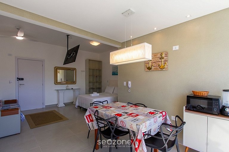 Lindo Studio a 400m da Praia de Toninhas DAS0404