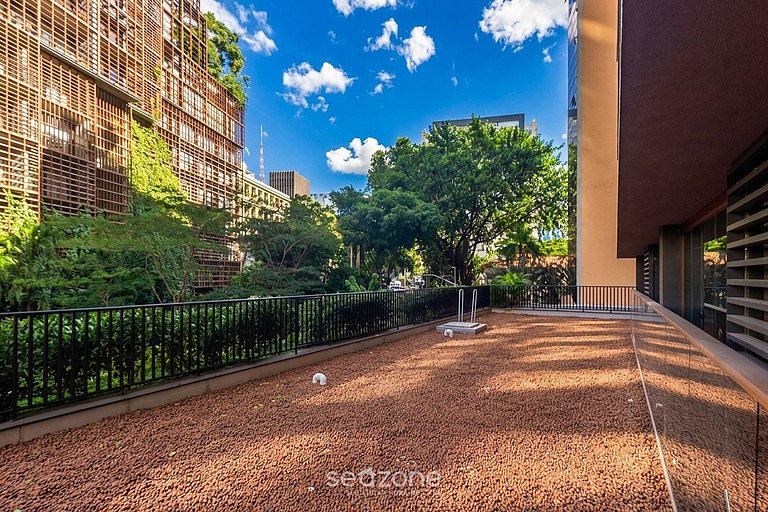 Studio en Cond. c/ Balcón en Bela Vista HMJ0606