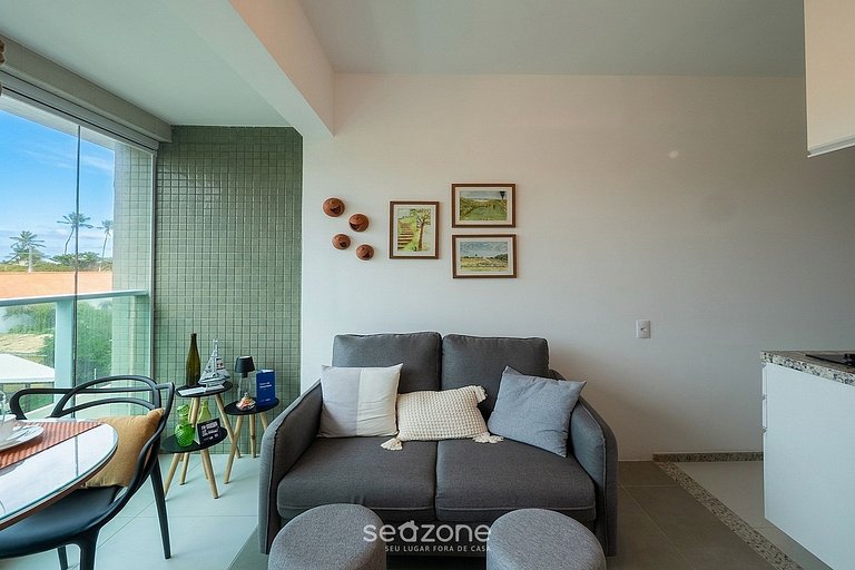 Apto. c/ Balcón en Condo. c/ Piscina APG0203