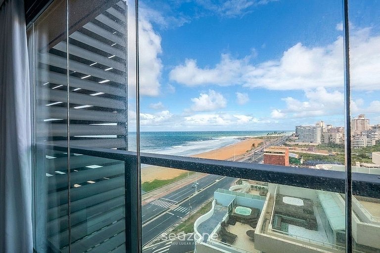 Studio c/ Balcón y Vista Mar en Condo. ARU1017