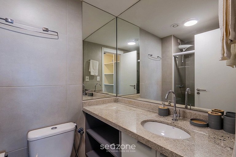 Studio c/ Balcón y Vista Mar en Condo. ARU1017