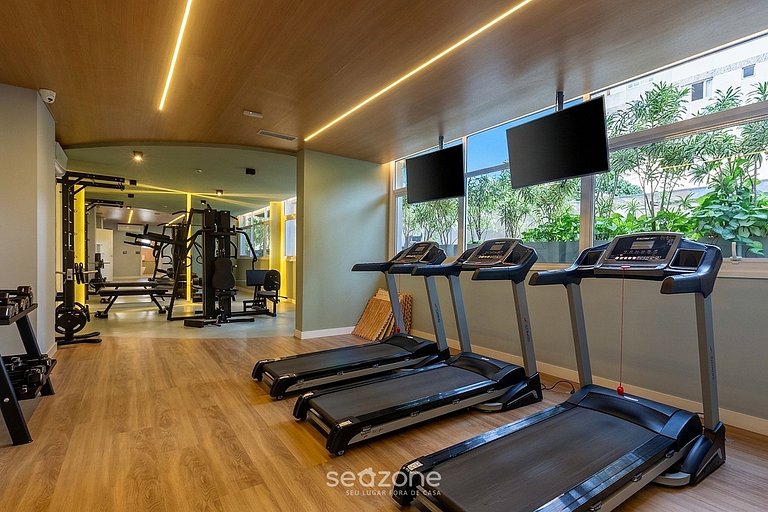 Studio c/ Varanda em Cond. c/ Piscina VBC1603