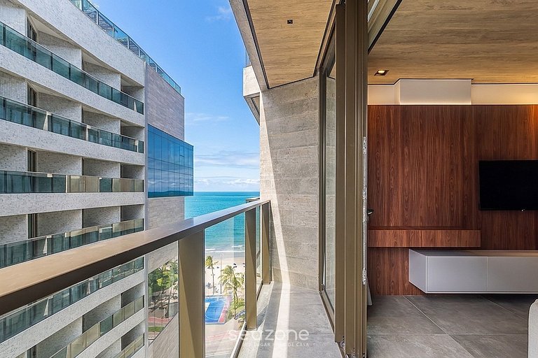 Apto. c/ Balcón y Vista Mar en Condo. NWT1202
