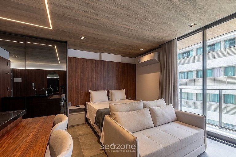 Apto. c/ Balcón y Vista Mar en Condo. NWT1202