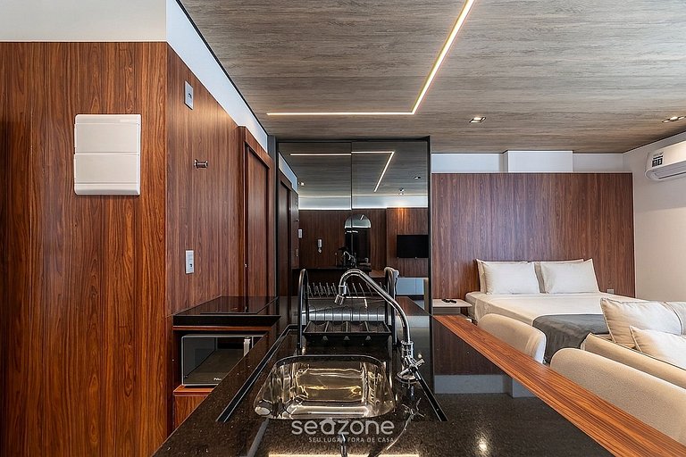 Apto. c/ Balcón y Vista Mar en Condo. NWT1202