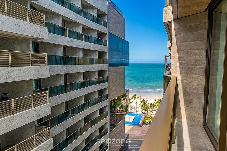 Apto. c/ Balcón y Vista Mar en Condo. NWT1202