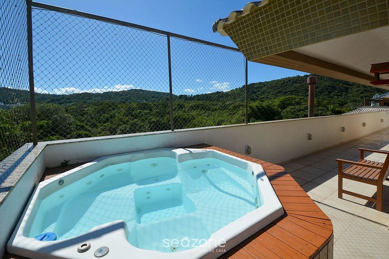 Cobertura c/ jacuzzi. priv. em Jurerê RPAA0403
