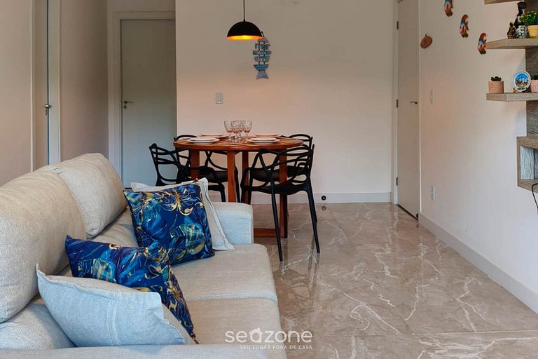 Apto en Cond. c/ Piscina 350 m de la Playa PRY0105