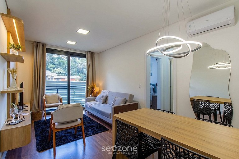 Apto. c/ Balcón y Garaje en Gramado OHS0106
