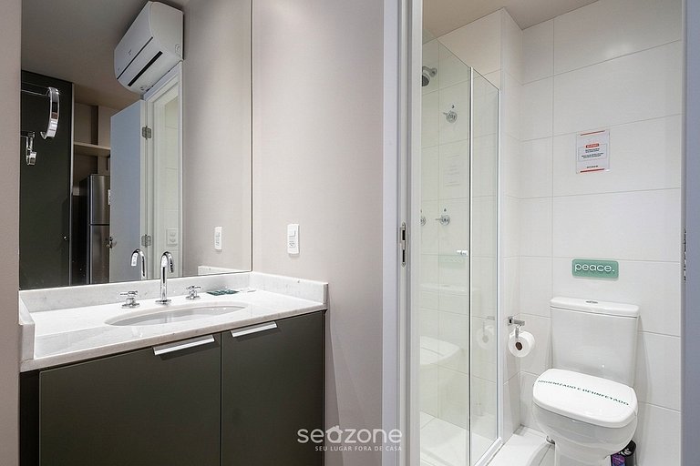 Studio c/ Varanda em Cond. c/ Piscina TCN0509