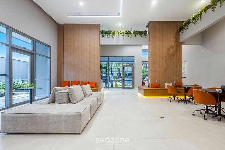 Studio c/ Varanda em Cond. c/ Piscina TCN0509