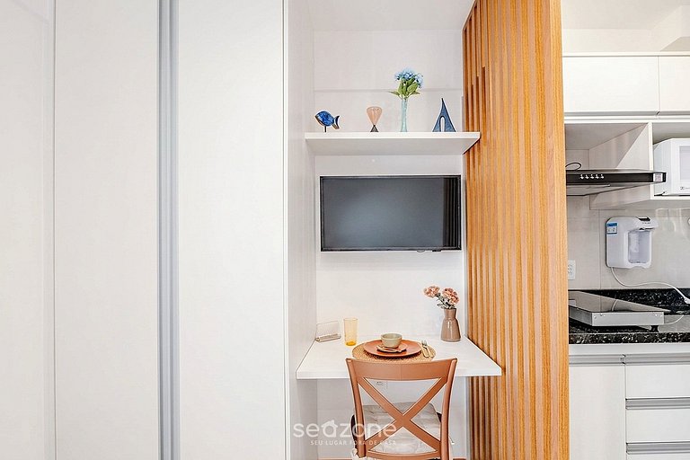 Studio c/ Varanda prox. da Praia ONE0302