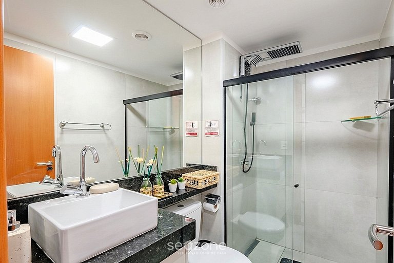 Studio c/ Varanda prox. da Praia ONE0302