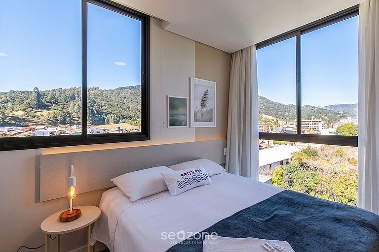 Studio em Cond. c/ Garagem e Vista Cid. UST0508
