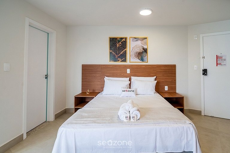 Studio c/ Varanda em Cond. c/ Piscina MSU0306