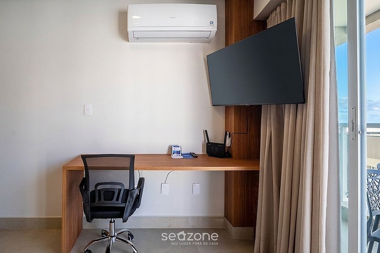 Studio c/ Varanda em Cond. c/ Piscina MSU0306