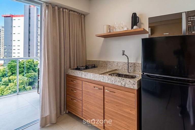 Conforto c/ Varanda em Cond. c/ Piscina MSU0505