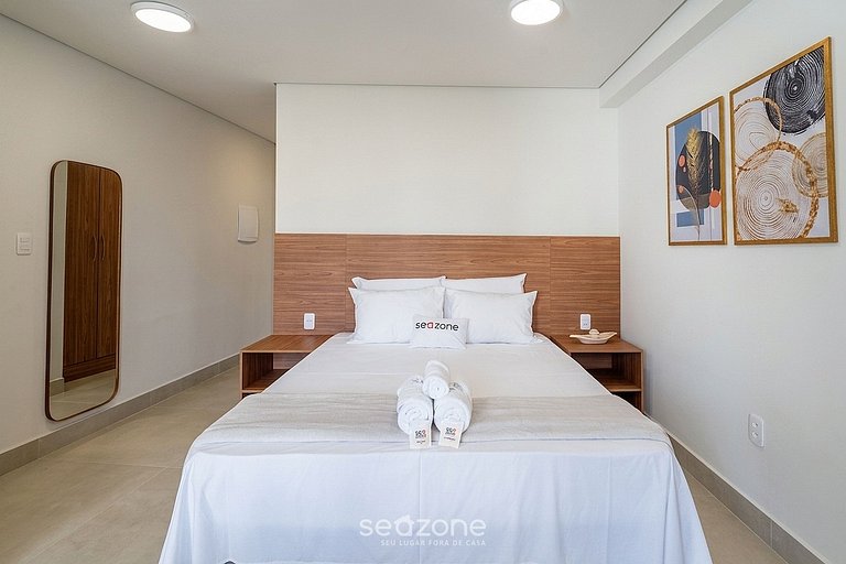 Studio c/ Balcón en Condo. c/ Piscina MSU0305