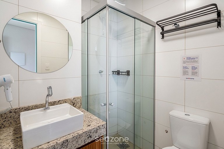 Studio c/ Balcón en Condo. c/ Piscina MSU0305