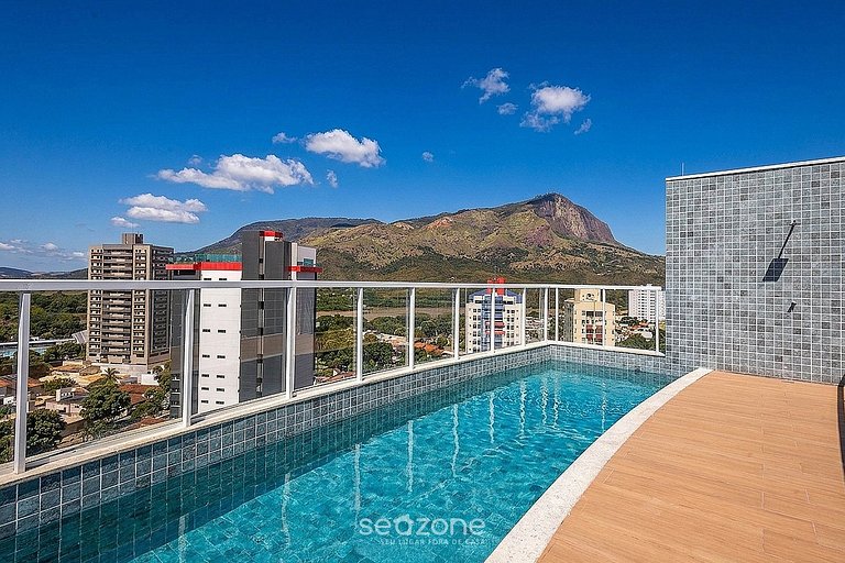 Conforto c/ Varanda em Cond. c/ Piscina MSU0504