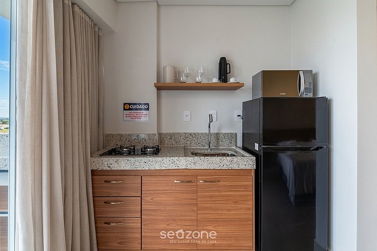 Conforto c/ Varanda em Cond. c/ Piscina MSU0504