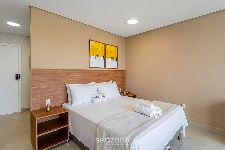 Conforto c/ Varanda em Cond. c/ Piscina MSU0504