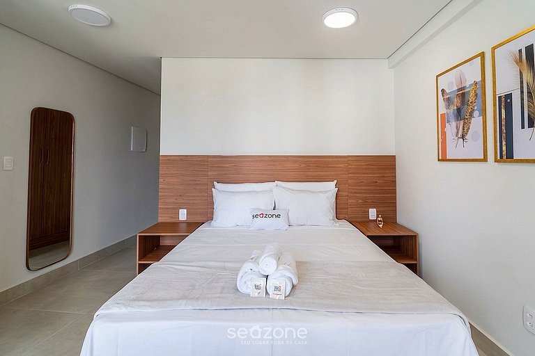Studio c/ Balcón en Condo. c/ Piscina MSU0705