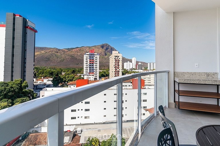 Estudio c/ Balcón en Condo. c/ Piscina MSU0604