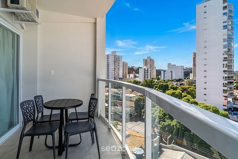 Estudio c/ Balcón en Condo. c/ Piscina MSU0604