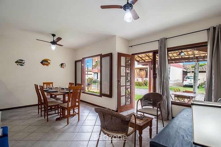 Casa Espaçosa c/ Varanda em Porto Seguro GRU0015