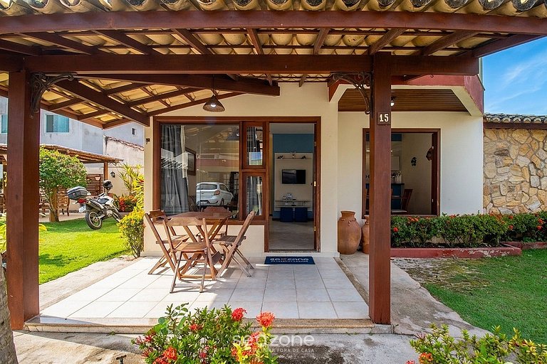 Casa Espaçosa c/ Varanda em Porto Seguro GRU0015