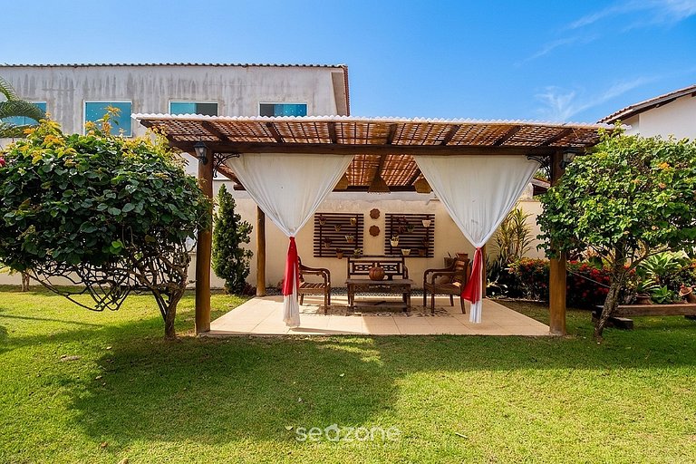 Casa Espaçosa c/ Varanda em Porto Seg. GRU0015