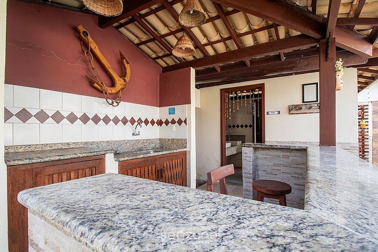Casa Espaçosa c/ Varanda em Porto Seg. GRU0015